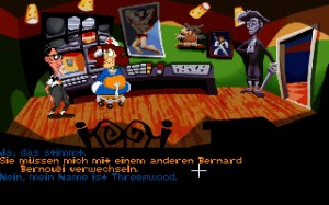 Auch Schwester Edna aus dem Vorgänger "Maniac Mansion" ist wieder mit dabei.
